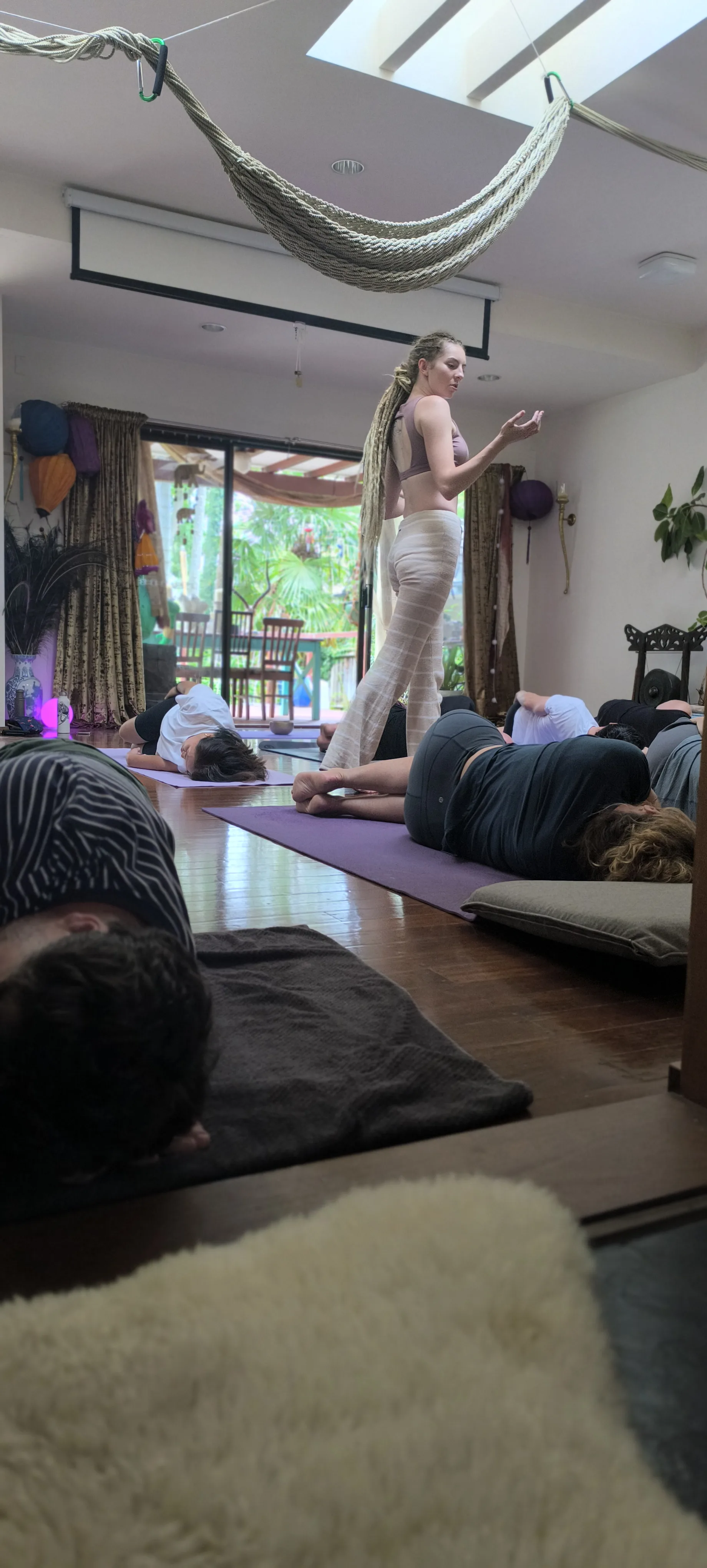 Post-class community connection and sharing circle